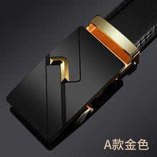 Load image into Gallery viewer, Luxury Automatic Buckle male belts 2019 Fashion Brand Designer Belt Men  New arrival   Men Leather Belt