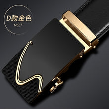 Load image into Gallery viewer, Luxury Automatic Buckle male belts 2019 Fashion Brand Designer Belt Men  New arrival   Men Leather Belt