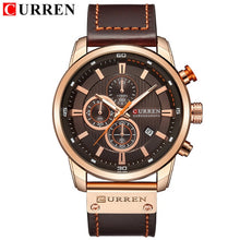 Load image into Gallery viewer, Top Brand Luxury Chronograph Quartz Watch Men Sports Watches Military Army Male Wrist Watch Clock CURREN relogio masculino