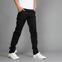 Load image into Gallery viewer, New Design Casual Men pants Cotton Slim Pant Straight Trousers Fashion Business Solid Khaki Black Pants Men 28-38