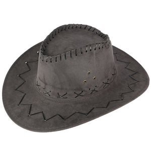 Unisex Men&Women's Cowboy Hat Wide Brim Solid Color