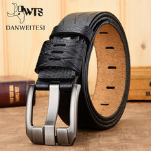 Load image into Gallery viewer, [DWTS]men belt high quality genuine leather belt luxury