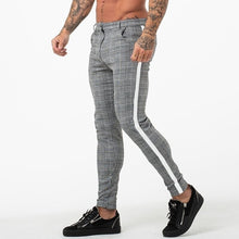 Load image into Gallery viewer, Mens Fashion Plaid Pants Men Streetwear Hip Hop Pants Skinny Chinos Trousers Slim Fit Casual Pants Joggers