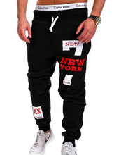 Load image into Gallery viewer, HEFLASHOR Plus Size Men Pants Autumn Fashion Number Letter Print Joggers Sweatpants Casual Hip Pop Streetwear Trousers Male 3XL