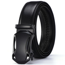 Load image into Gallery viewer, PU Leather Mens Belts Automatic Buckle Fashion Belts For Men Business Popular Male Brand Black Belts Luxury