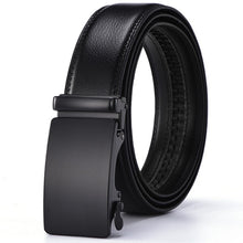 Load image into Gallery viewer, PU Leather Mens Belts Automatic Buckle Fashion Belts For Men Business Popular Male Brand Black Belts Luxury