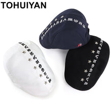 Load image into Gallery viewer, TOHUIYAN Adult Cotton Newsboy Cap Mens Hats and Caps