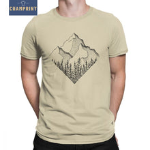 Load image into Gallery viewer, The Diamond Range Men T Shirt Outdoors Mountains Hiking T-Shirt National Parks Casual Cotton Short Sleeve Tees Plus Size Clothes