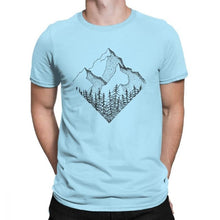 Load image into Gallery viewer, The Diamond Range Men T Shirt Outdoors Mountains Hiking T-Shirt National Parks Casual Cotton Short Sleeve Tees Plus Size Clothes