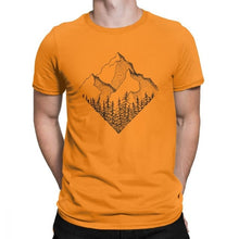 Load image into Gallery viewer, The Diamond Range Men T Shirt Outdoors Mountains Hiking T-Shirt National Parks Casual Cotton Short Sleeve Tees Plus Size Clothes