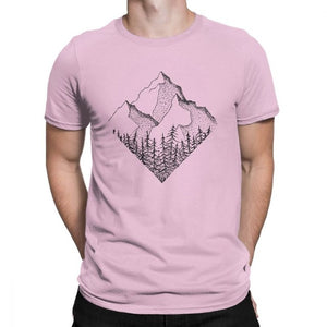 The Diamond Range Men T Shirt Outdoors Mountains Hiking T-Shirt National Parks Casual Cotton Short Sleeve Tees Plus Size Clothes