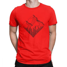 Load image into Gallery viewer, The Diamond Range Men T Shirt Outdoors Mountains Hiking T-Shirt National Parks Casual Cotton Short Sleeve Tees Plus Size Clothes