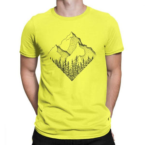 The Diamond Range Men T Shirt Outdoors Mountains Hiking T-Shirt National Parks Casual Cotton Short Sleeve Tees Plus Size Clothes