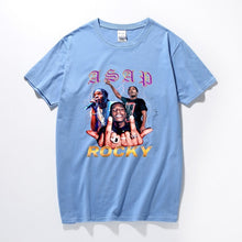 Load image into Gallery viewer, Rock Asap Rocky Men t shirt New Summer Hip hop Shirt Camisetas