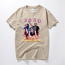 Load image into Gallery viewer, Rock Asap Rocky Men t shirt New Summer Hip hop Shirt Camisetas