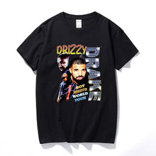 Load image into Gallery viewer, Drizzy Drake Boy Meets World Tour Men t shirt New Summer Hip hop Shirt Camisetas Hombre Streetwear Cotton Short Sleeve T-shirt