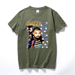 Drizzy Drake Boy Meets World Tour Men t shirt New Summer Hip hop Shirt Camisetas Hombre Streetwear Cotton Short Sleeve T-shirt