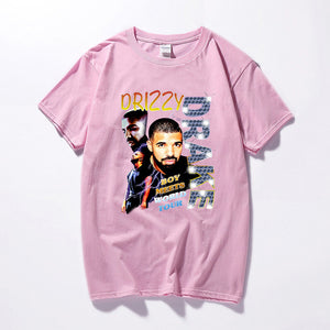 Drizzy Drake Boy Meets World Tour Men t shirt New Summer Hip hop Shirt Camisetas Hombre Streetwear Cotton Short Sleeve T-shirt