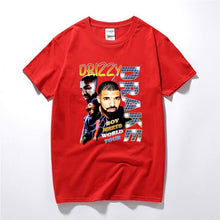 Load image into Gallery viewer, Drizzy Drake Boy Meets World Tour Men t shirt New Summer Hip hop Shirt Camisetas Hombre Streetwear Cotton Short Sleeve T-shirt