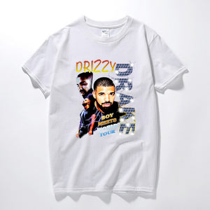 Drizzy Drake Boy Meets World Tour Men t shirt New Summer Hip hop Shirt Camisetas Hombre Streetwear Cotton Short Sleeve T-shirt