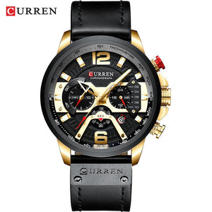 Relogio Masculino Men Watches Top Brand Luxury Men Military Sport Wristwatch Leather Quartz Watch erkek saat Curren dropshipping