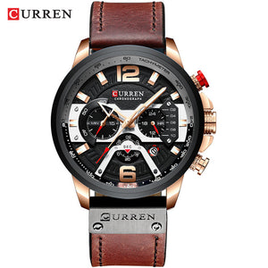 Relogio Masculino Men Watches Top Brand Luxury Men Military Sport Wristwatch Leather Quartz Watch erkek saat Curren dropshipping