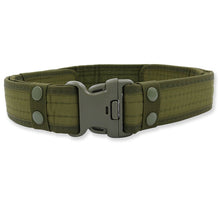 Load image into Gallery viewer, Men&#39;s Belt Tactical Military Canvas Belt Outdoor Army Camouflage Waistband with Plastic Buckle Military Training Equipment