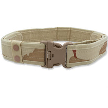 Load image into Gallery viewer, Men&#39;s Belt Tactical Military Canvas Belt Outdoor Army Camouflage Waistband with Plastic Buckle Military Training Equipment