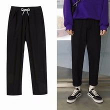 Load image into Gallery viewer, 2019 Spring Hip Hop Joggers Men Black Harem Pants Multi-pocket Ribbons Man Sweatpants Streetwear Casual Mens Pants M-3XL